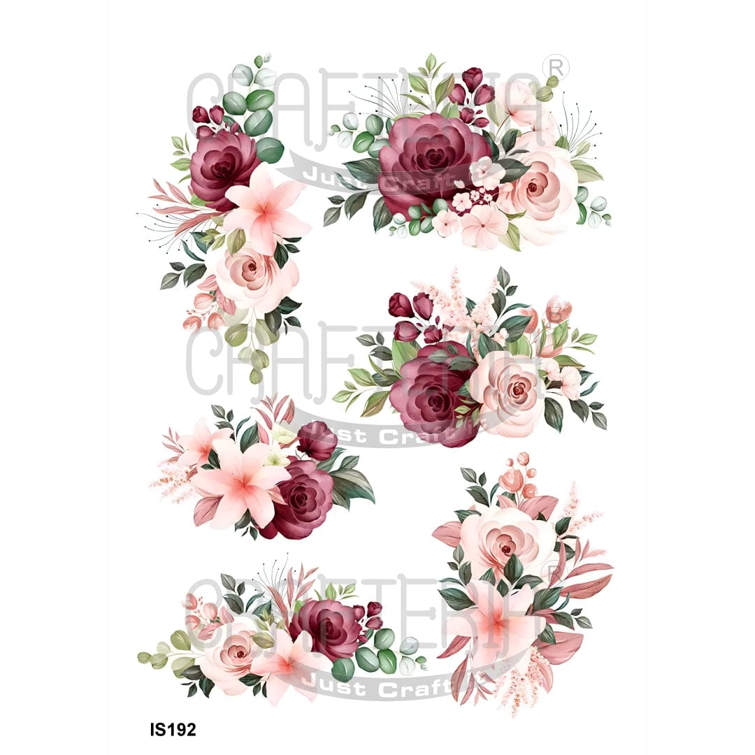 Floral Designs Insert Sheet (Transparent Sheet) IS192 IS192