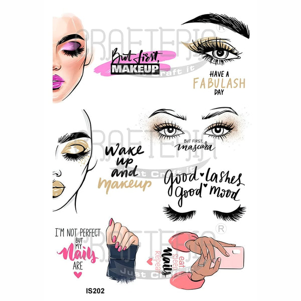 Eye Makeup Designs Insert Sheet (Transparent Sheet) IS202 IS202