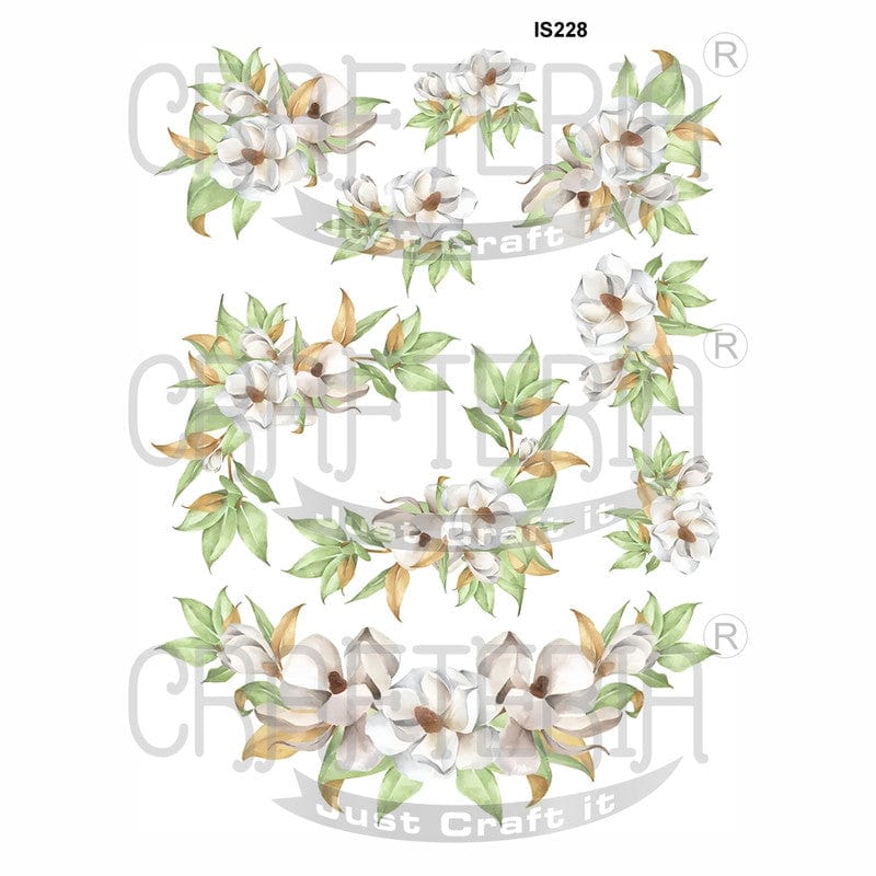 Crafteria Floral Designs Insert Sheet (Transparent Sheet) IS228
