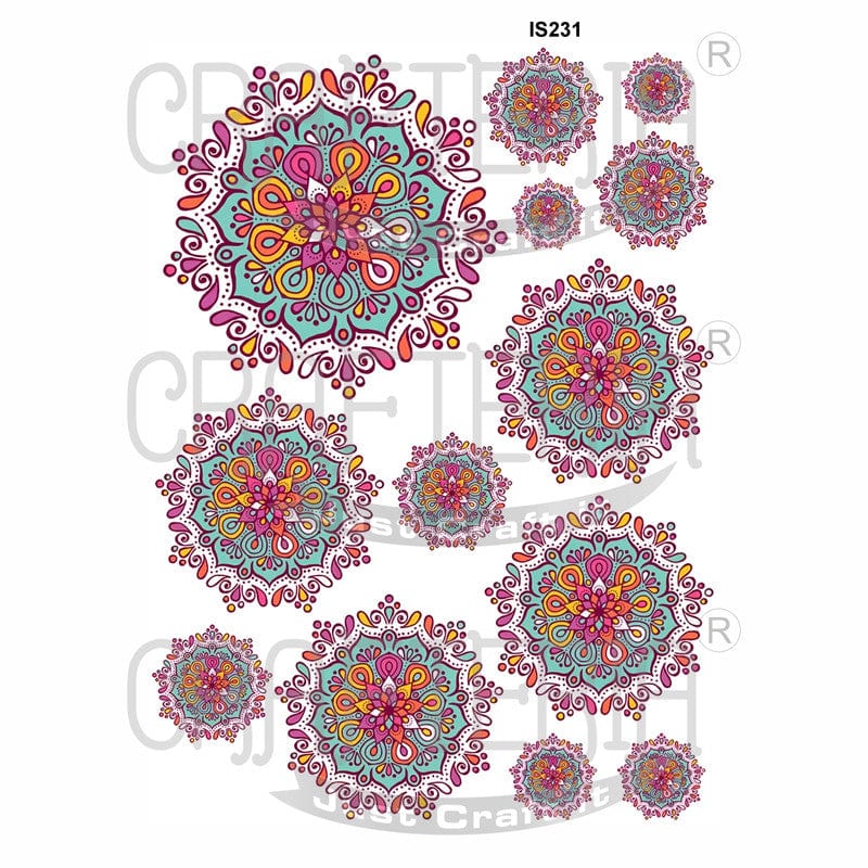 Mandala Designs Insert Sheet (Transparent Sheet) IS231 IS231