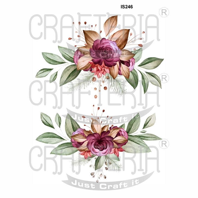 Floral Designs Insert Sheet (Transparent Sheet) IS246 IS246