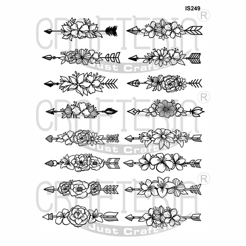 Border Designs Insert Sheet (Transparent Sheet) IS249 IS249