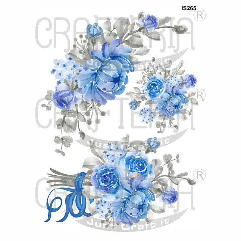 Crafteria Floral Designs Insert Sheet (Transparent Sheet) IS265