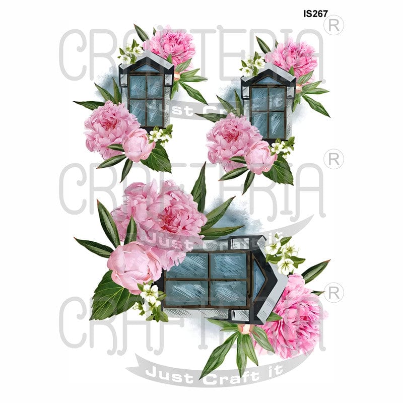 Crafteria Floral Designs Insert Sheet (Transparent Sheet) IS267