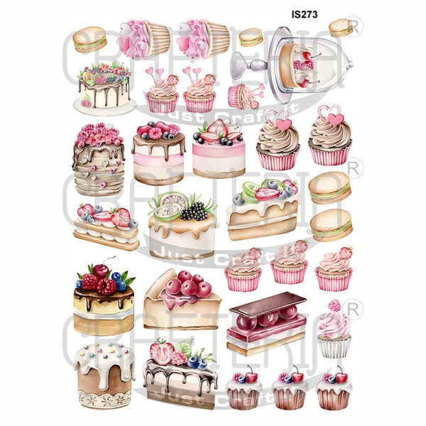 Desserts Designs Insert Sheet (Transparent Sheet) IS273 IS273