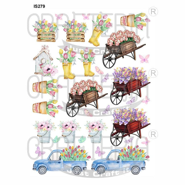 Floral Designs Insert Sheet (Transparent Sheet) IS279 IS279