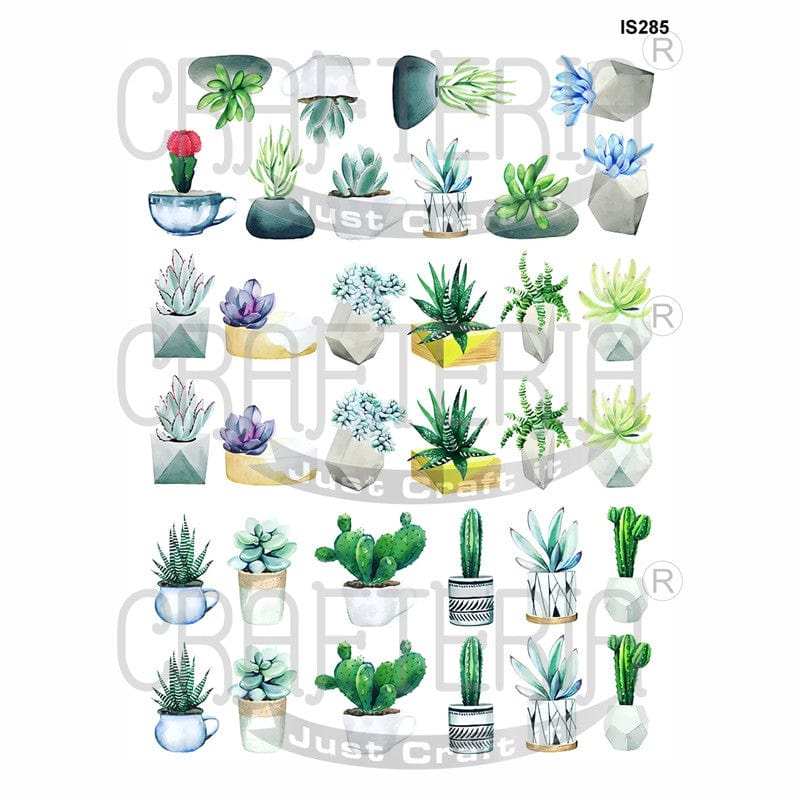 Crafteria Floral Designs Insert Sheet (Transparent Sheet) IS285