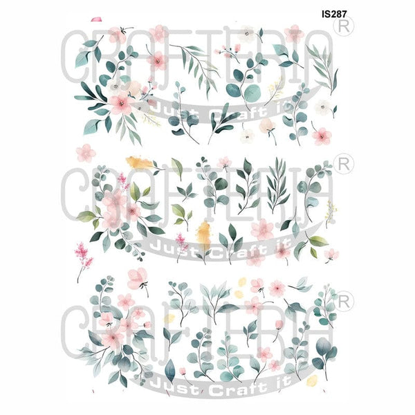 Floral Designs Insert Sheet (Transparent Sheet) IS287 IS287