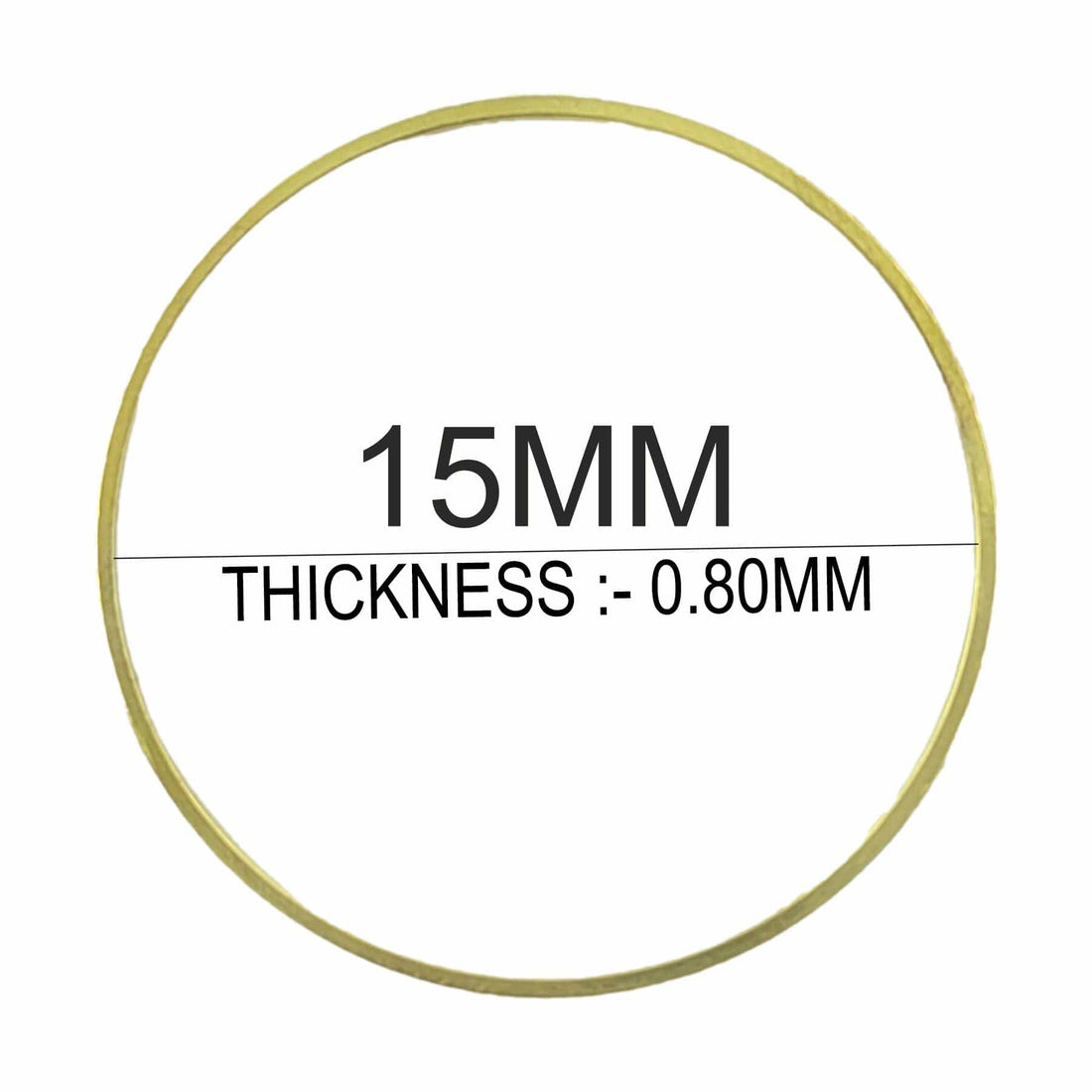 My Store JEWELLERY FRAME Round Bezel Frame (15Mm)