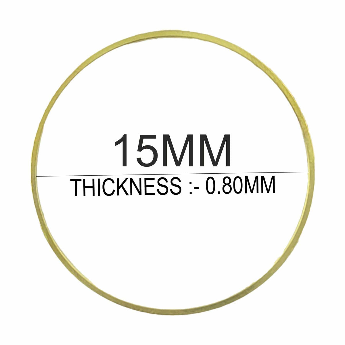 My Store JEWELLERY FRAME Round Bezel Frame (15Mm)