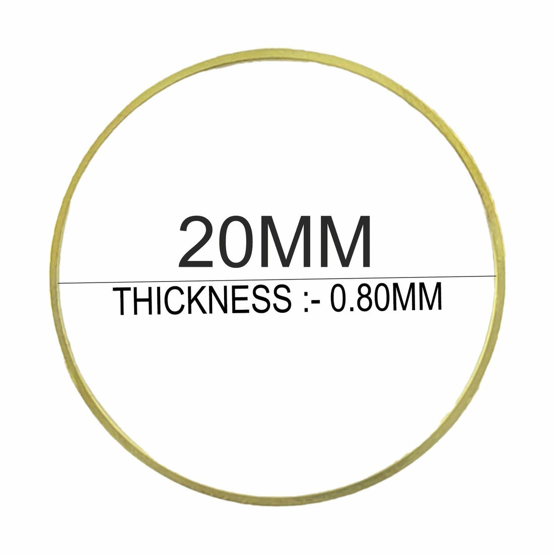 My Store JEWELLERY FRAME Round Bezel Frame (20Mm)