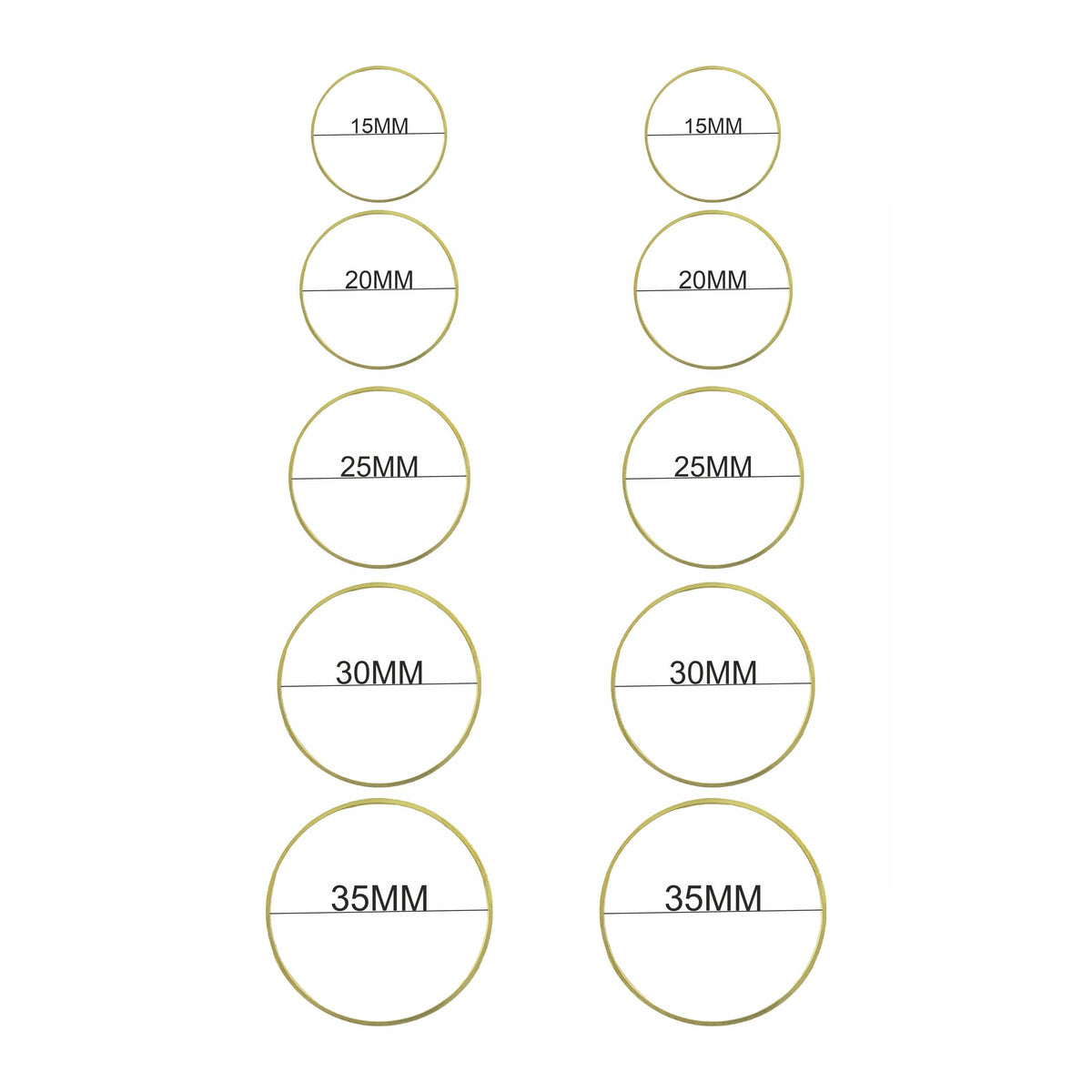 My Store JEWELLERY FRAME Multi Size Round Bezel Frames
