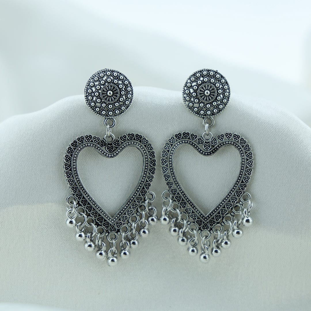 Jhumka Design 24 (Oxidized Silver) JU056