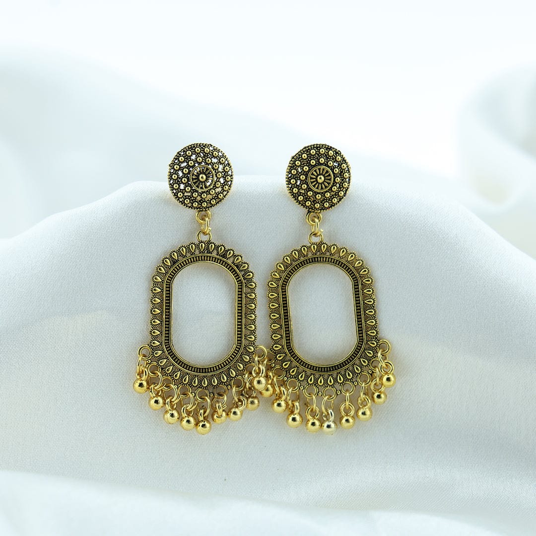 Jhumka Design 25 (Oxidized Gold) JU057