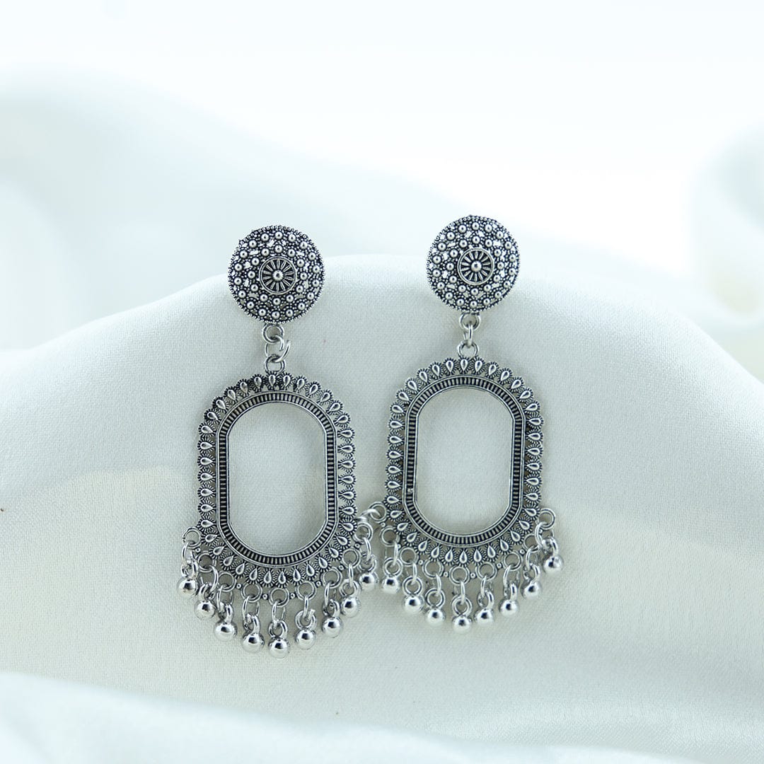 Jhumka Design 25 (Oxidized Silver) JU058