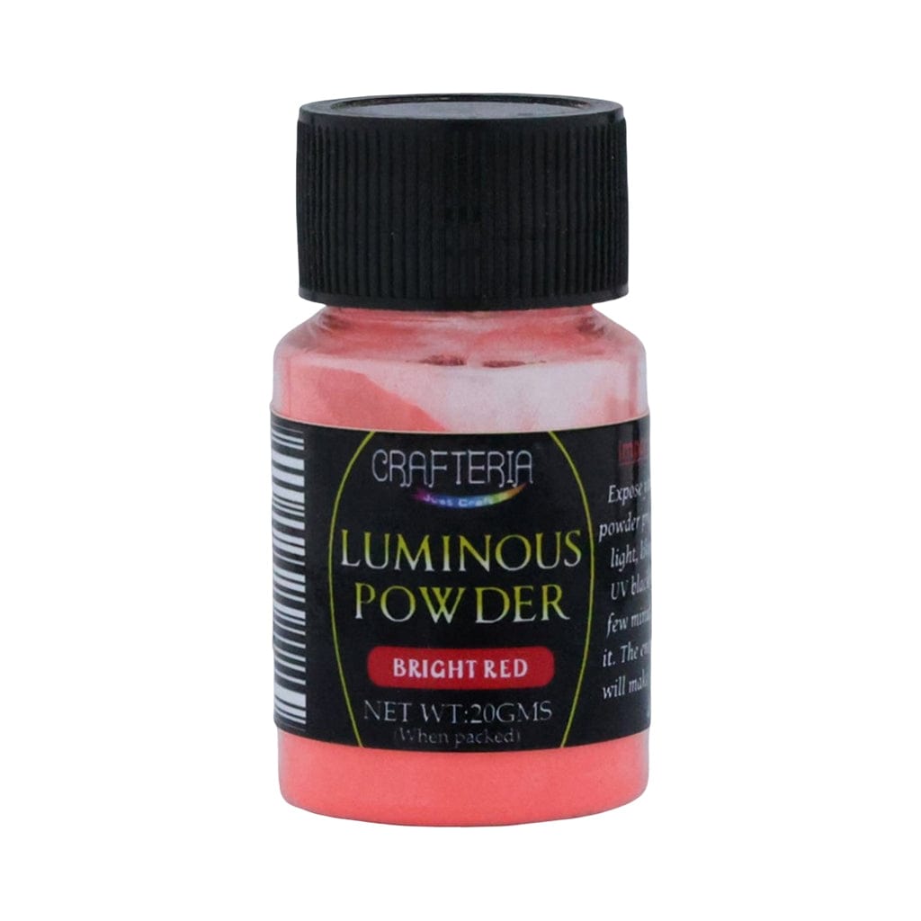 Crafteria Bright Red Luminous Powder