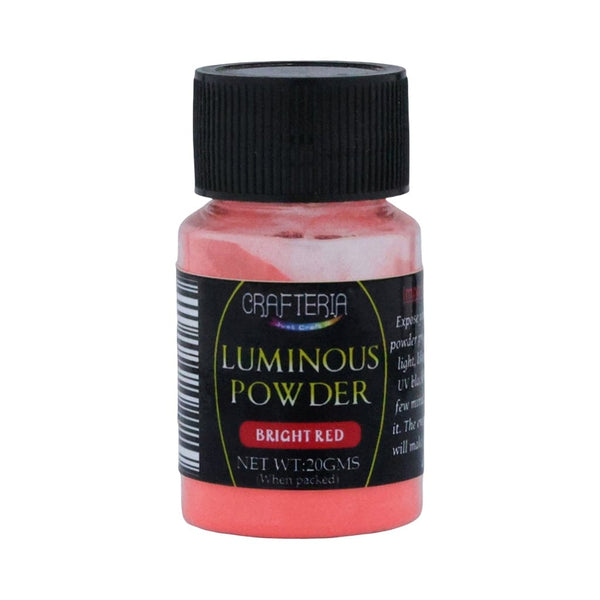 Crafteria Bright Red Luminous Powder