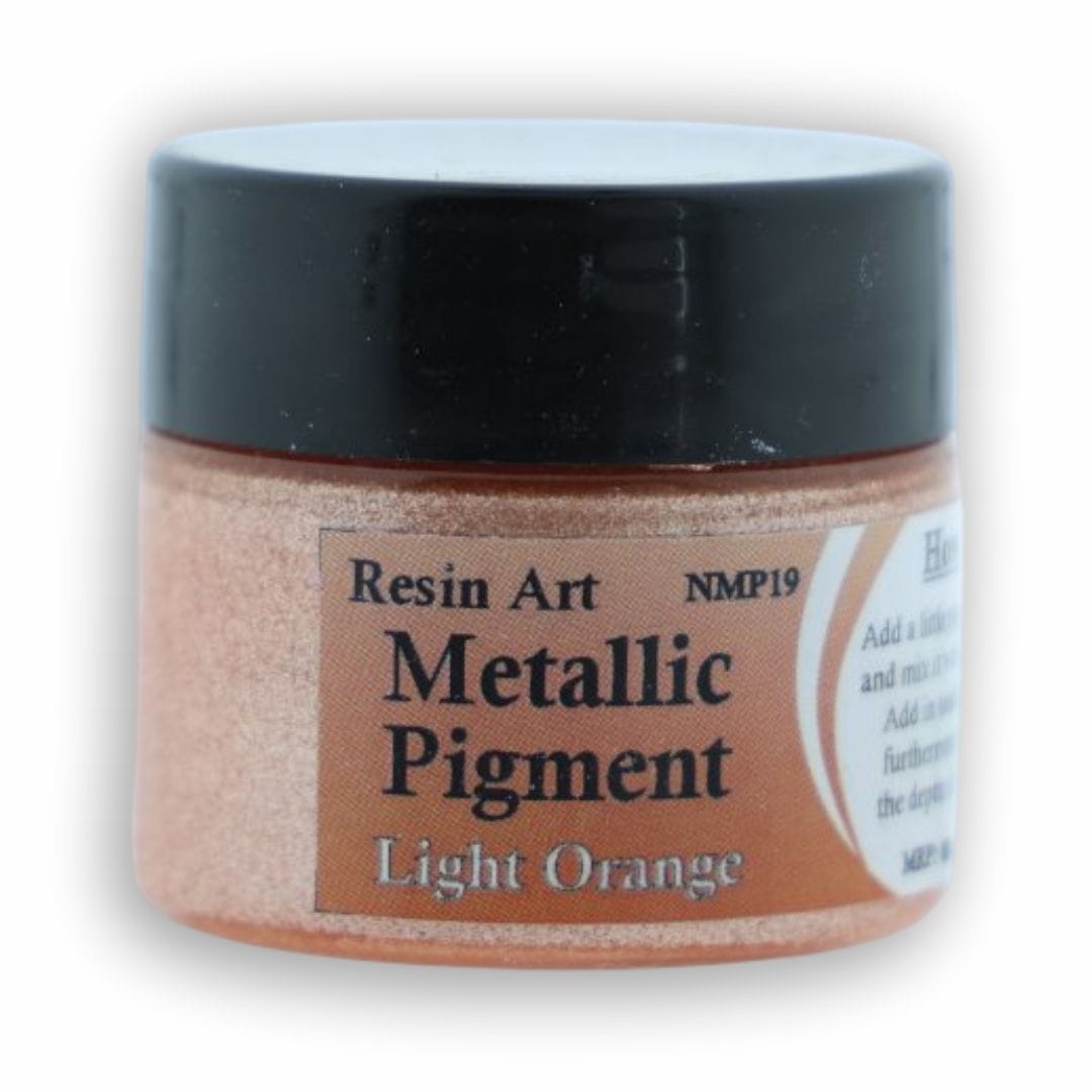 JUST CRAFT IT METALLIC RESIN PIGMENT Light Orange Metallic Pigment