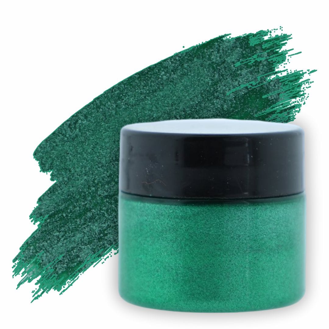 JUST CRAFT IT METALLIC RESIN PIGMENT Dark Green Metallic Pigment