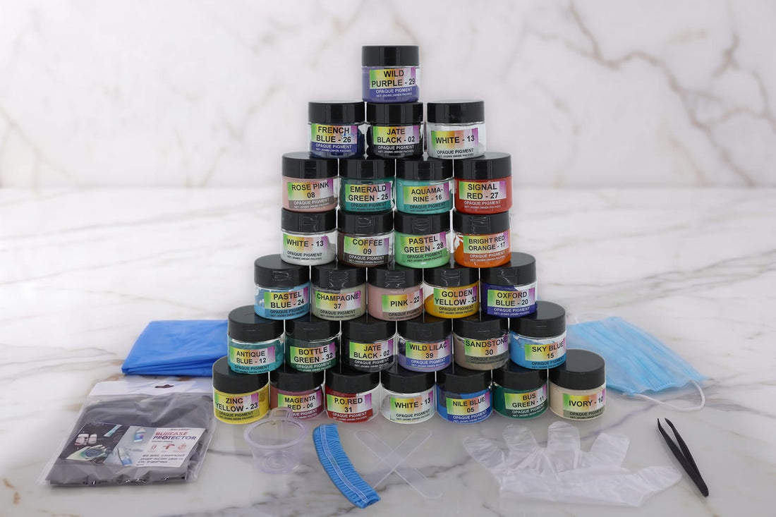My Store OPAQUE RESIN PIGMENT 30 Opaque Resin Pigment Colors Set Combo Kit