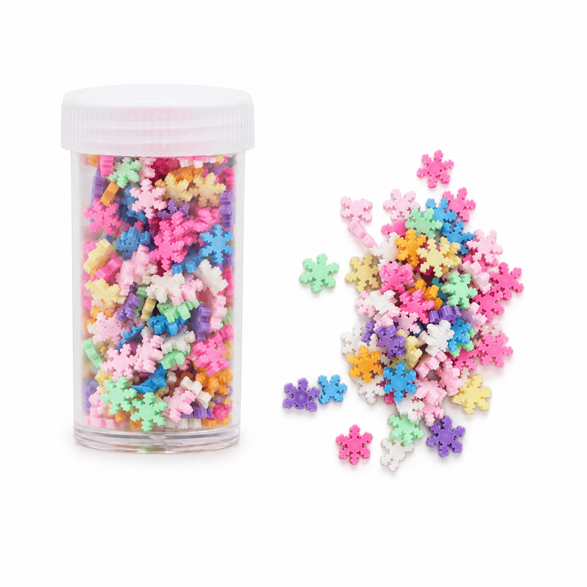 generic Multicolor Snowflake Craft Sprinkles