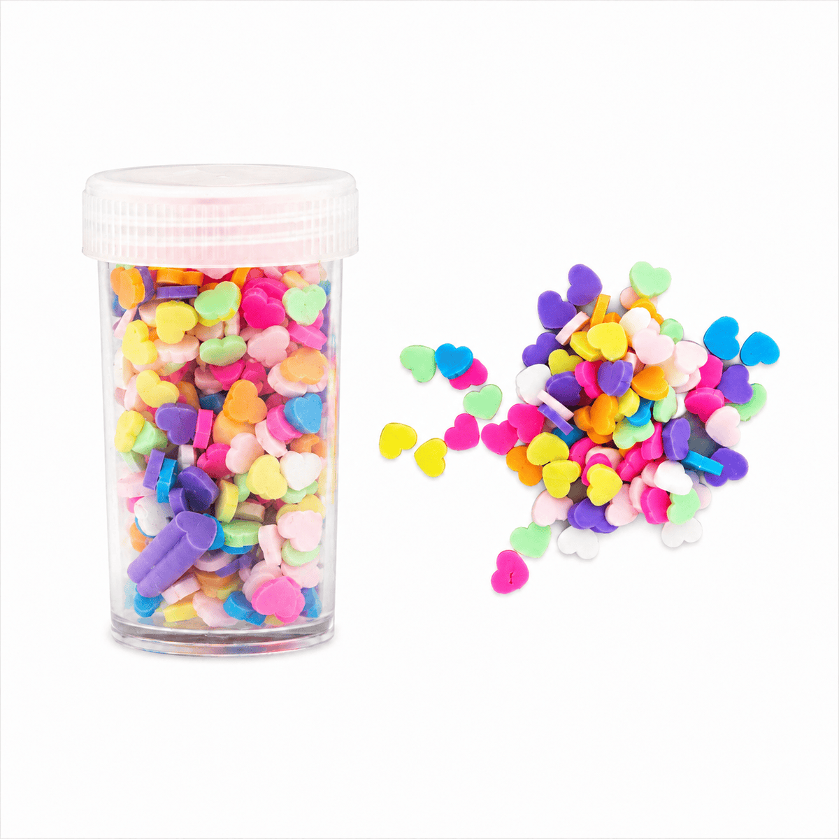 generic Assorted Heart Shape Polymer Clay Slices