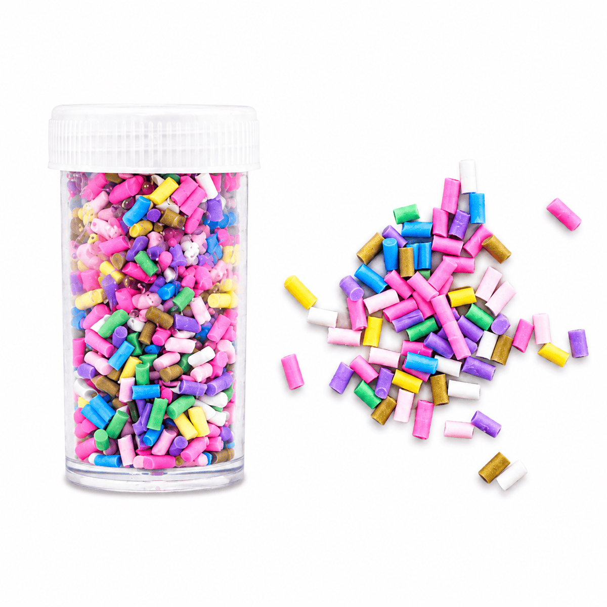 generic Assorted Cylinder Polymer Clay Sprinkles