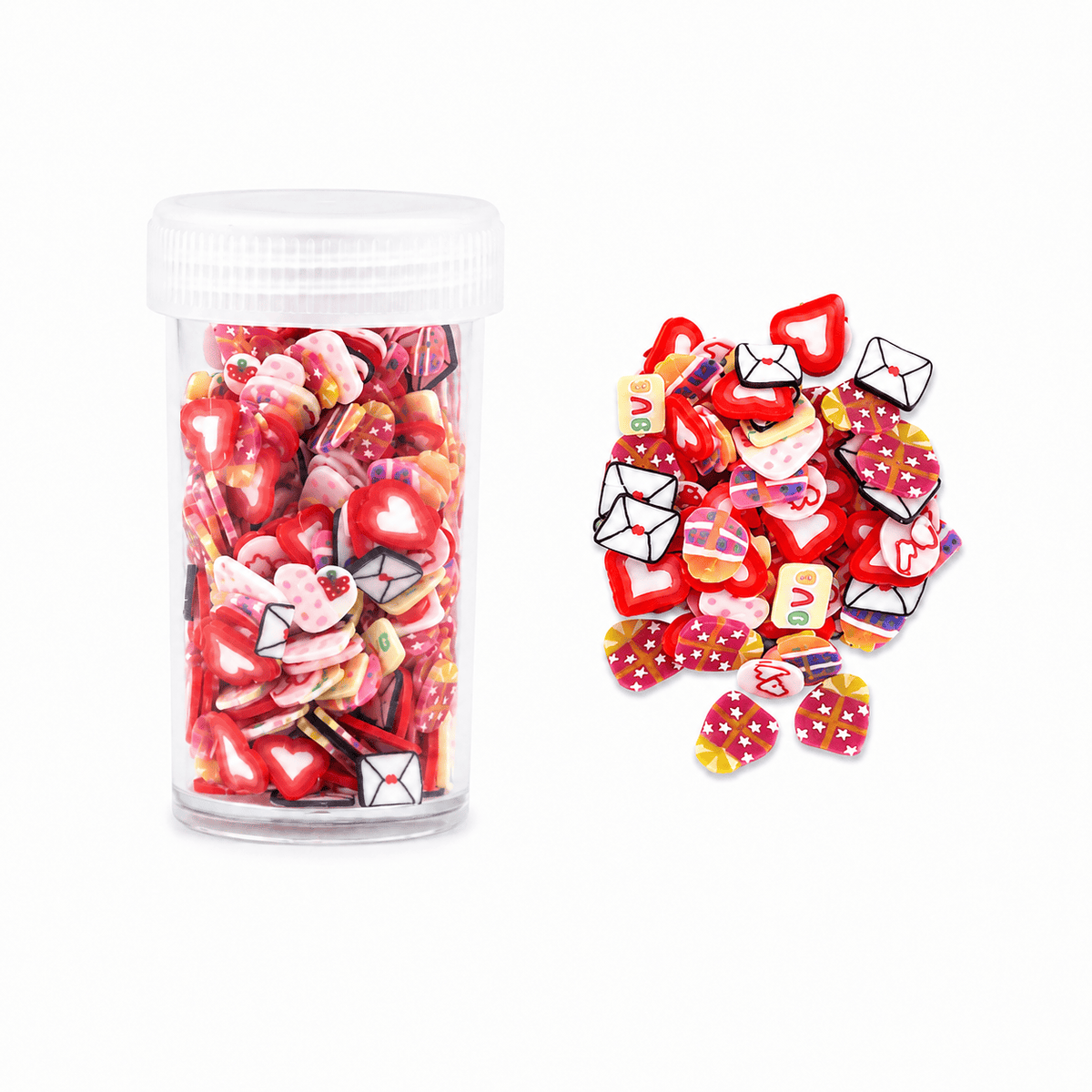 generic Love Theme Polymer Clay Slices