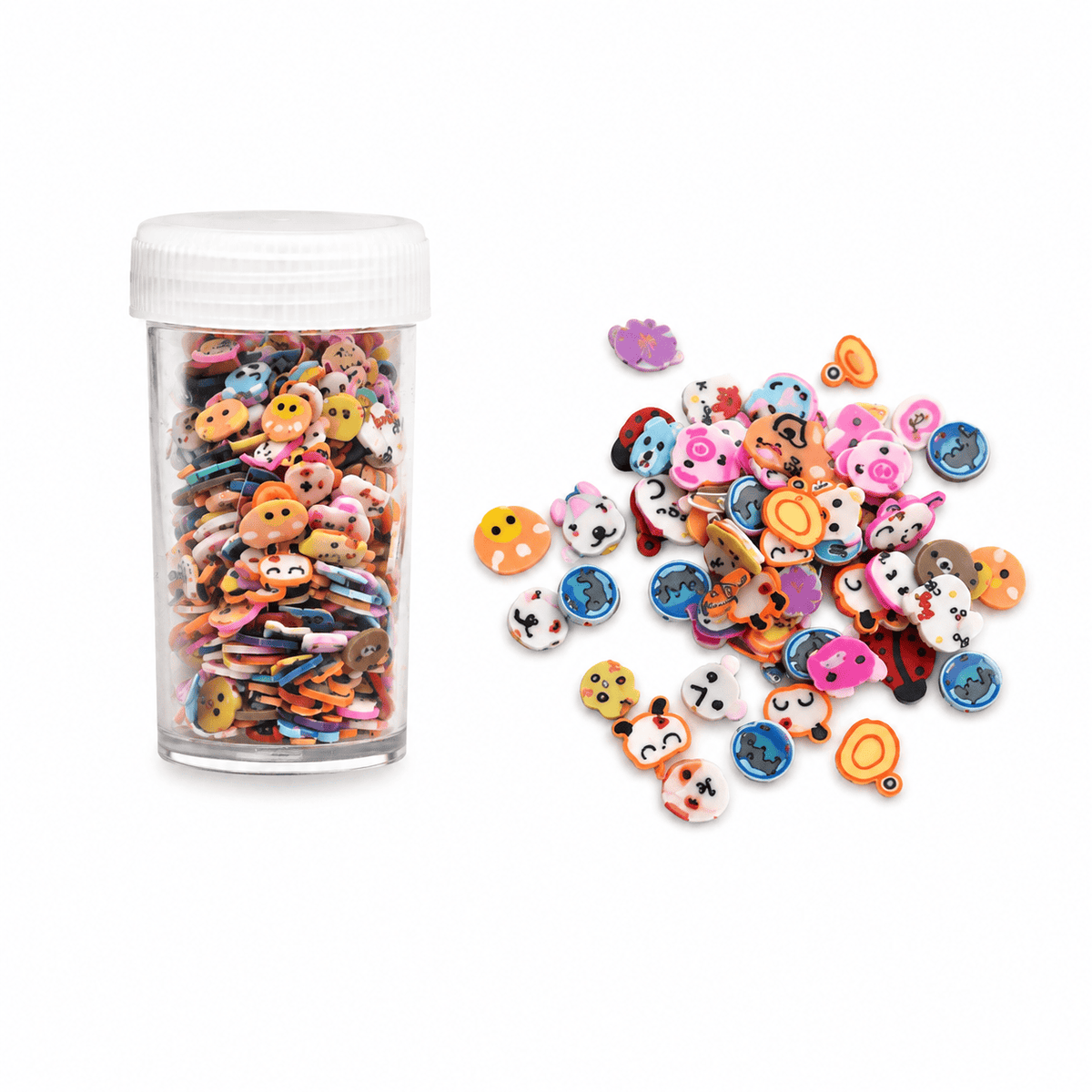 generic Assorted Cartoon Character Polymer Clay Embellishments