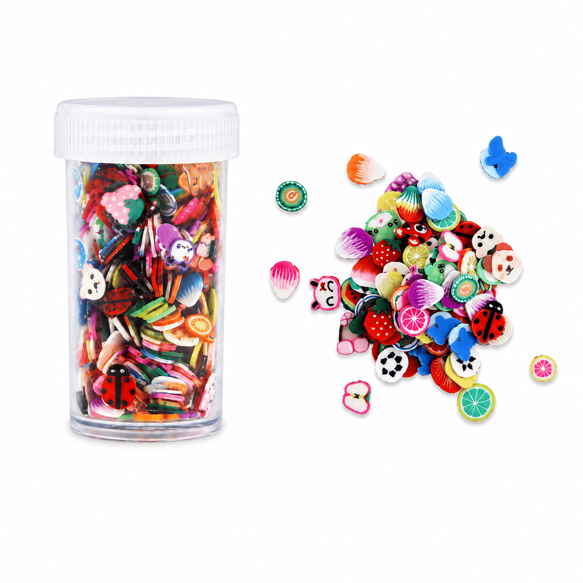 GENERIC Assorted Mixed Theme Polymer Clay Slices