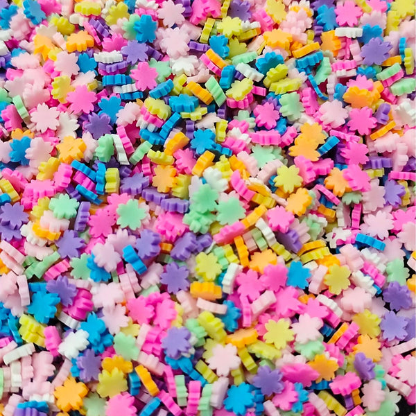 Flower Shape Polymer Chips PCH25002