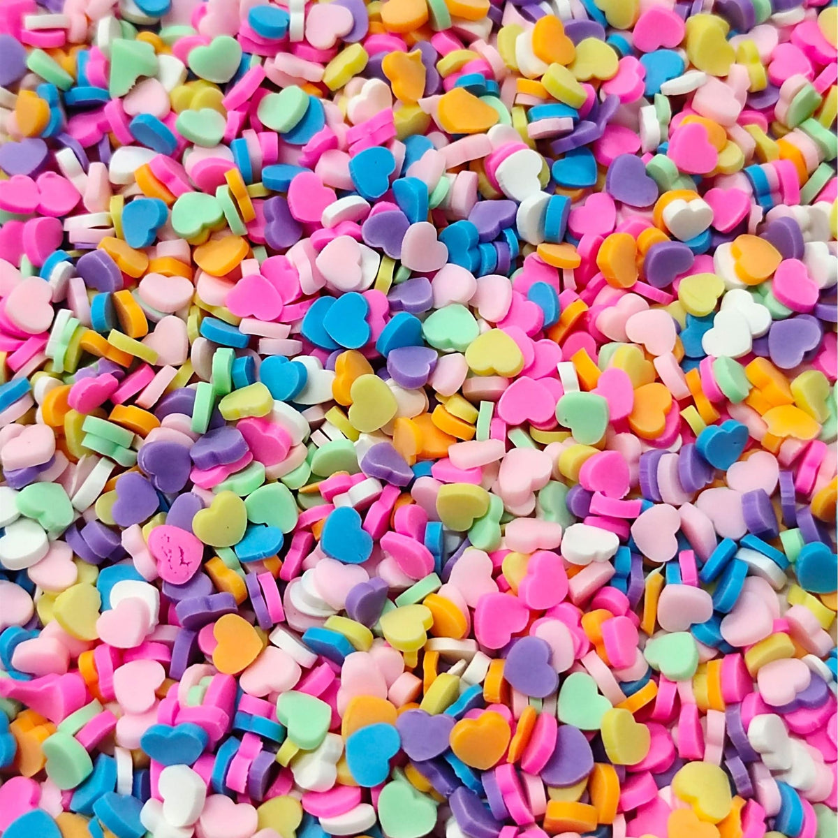 Heart Shape Polymer Chips PCH25005