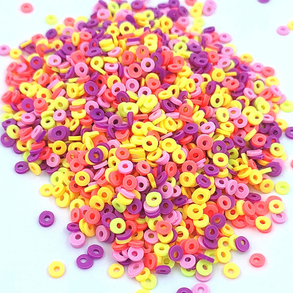 Round With Center Hole Shape Polymer Chips PCH25010