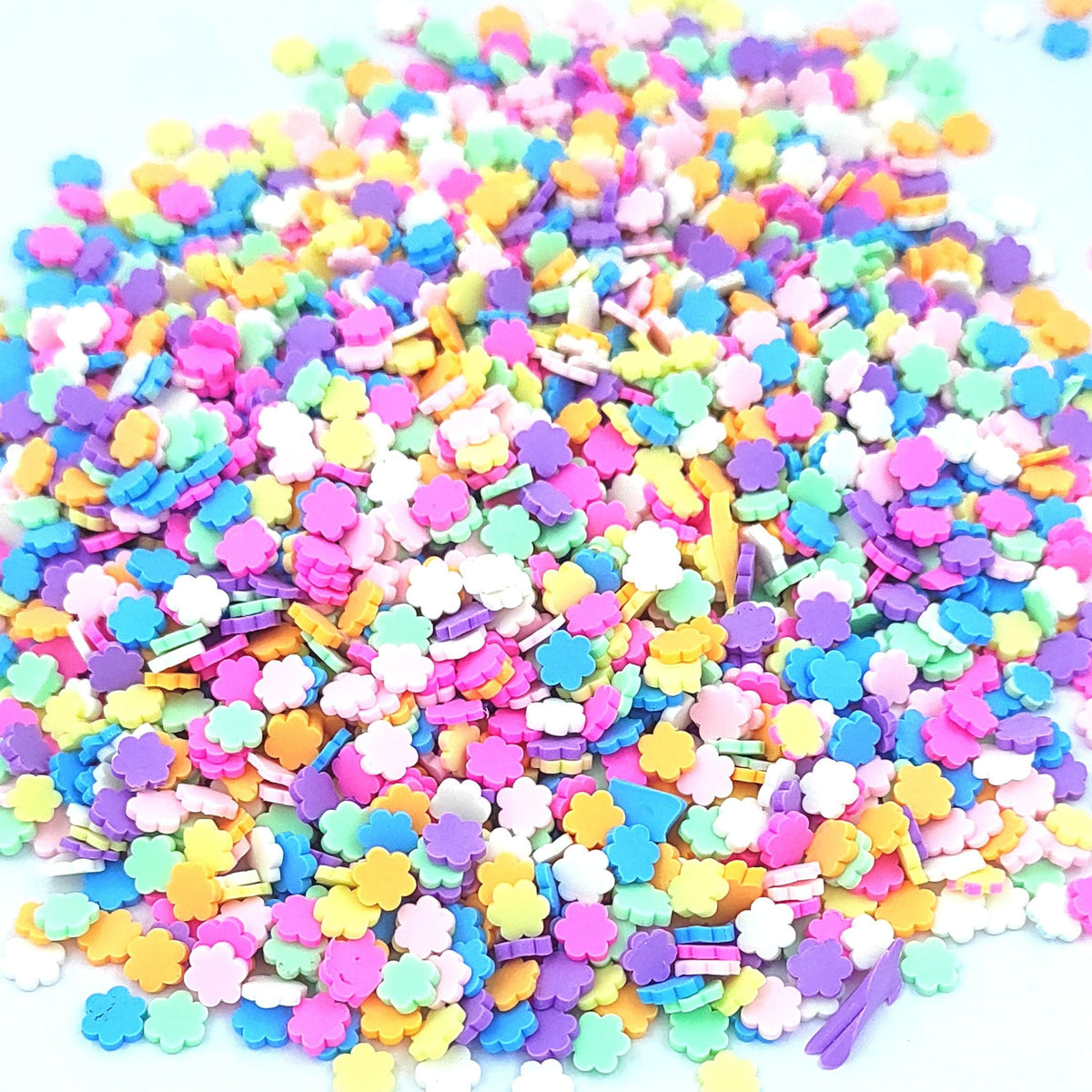 Flower Mix Shape Polymer Chips PCH25012