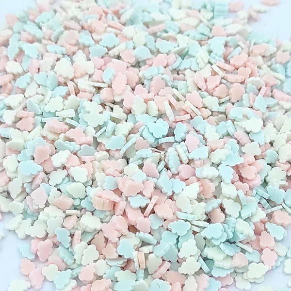 Cloud Shape Polymer Chips PCH25017