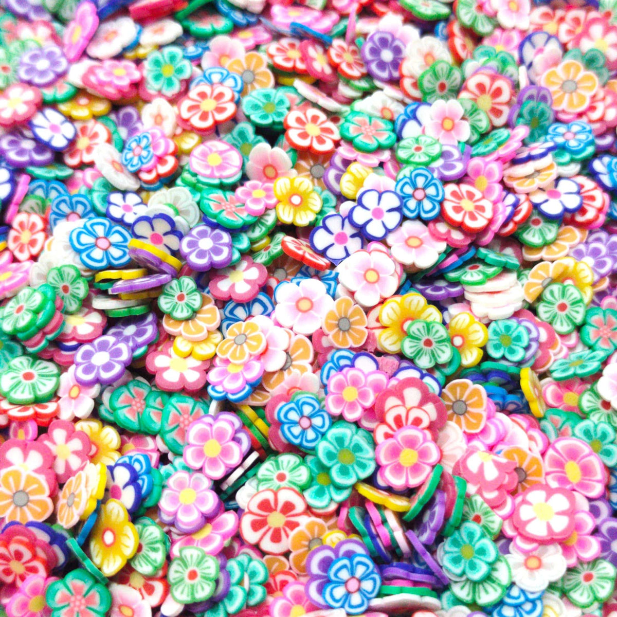 Flower Shape Polymer Chips PCH25101