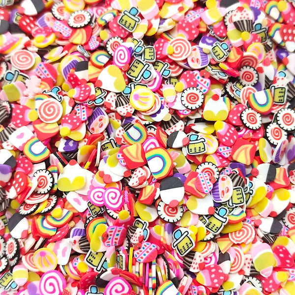 Candy Shape Polymer Chips PCH25102