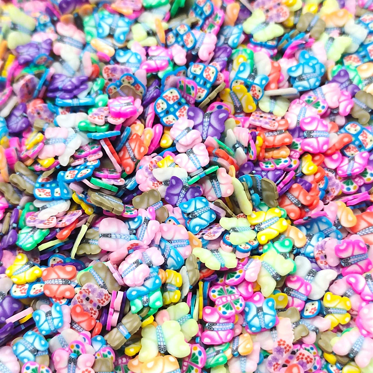 Butterfly Shape Polymer Chips PCH25103
