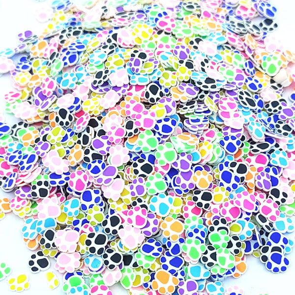 Paw Shape Polymer Chips PCH25123