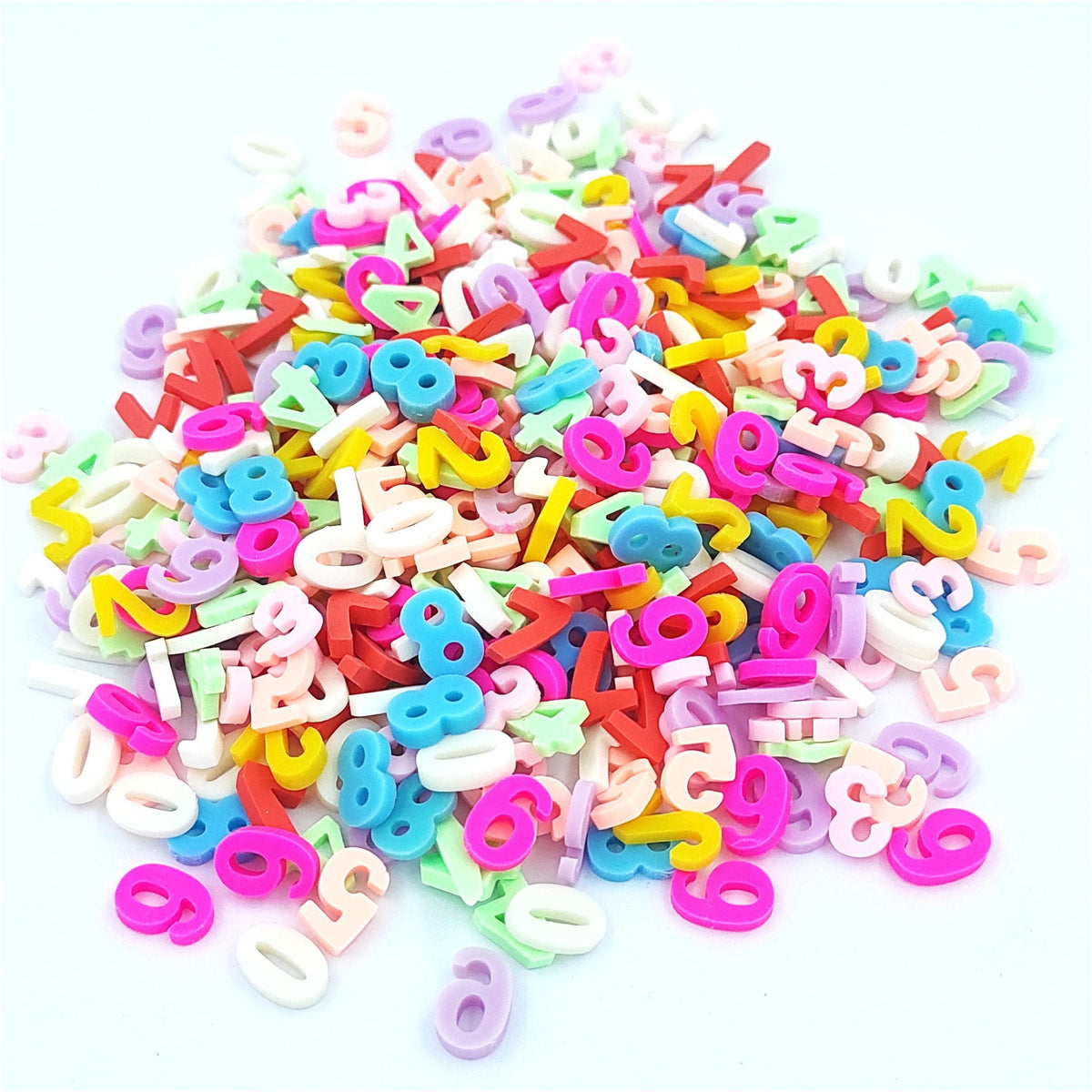 Multi Colour Number Big Polymer Chips PCH25306