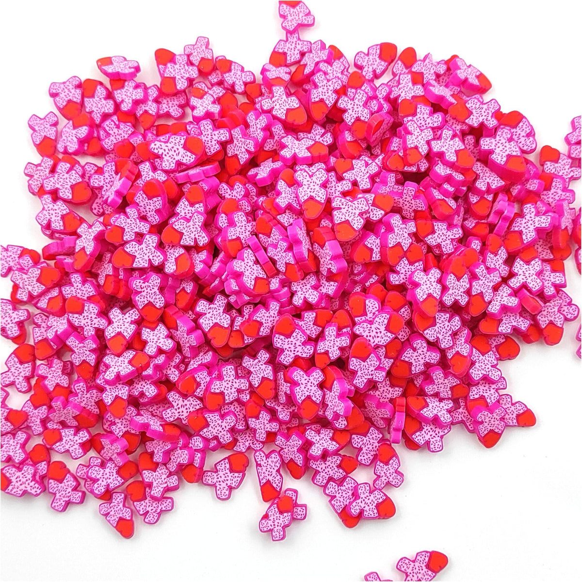 Heart/X Big Polymer Chips PCH25313