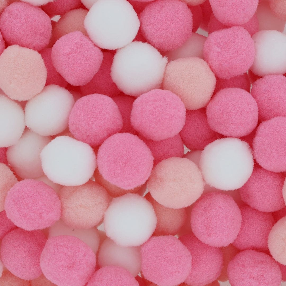 Crafteria Baby Pink Monochrome 3 Cm Pom Pom Heavy