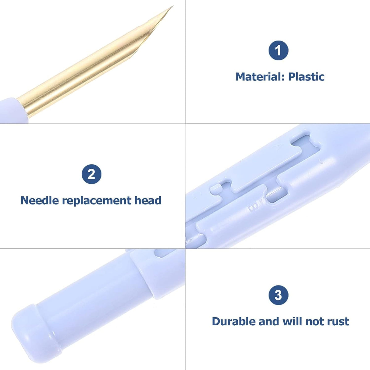 Crafteria Plastic Punch Needle Embroidery Pen Set
