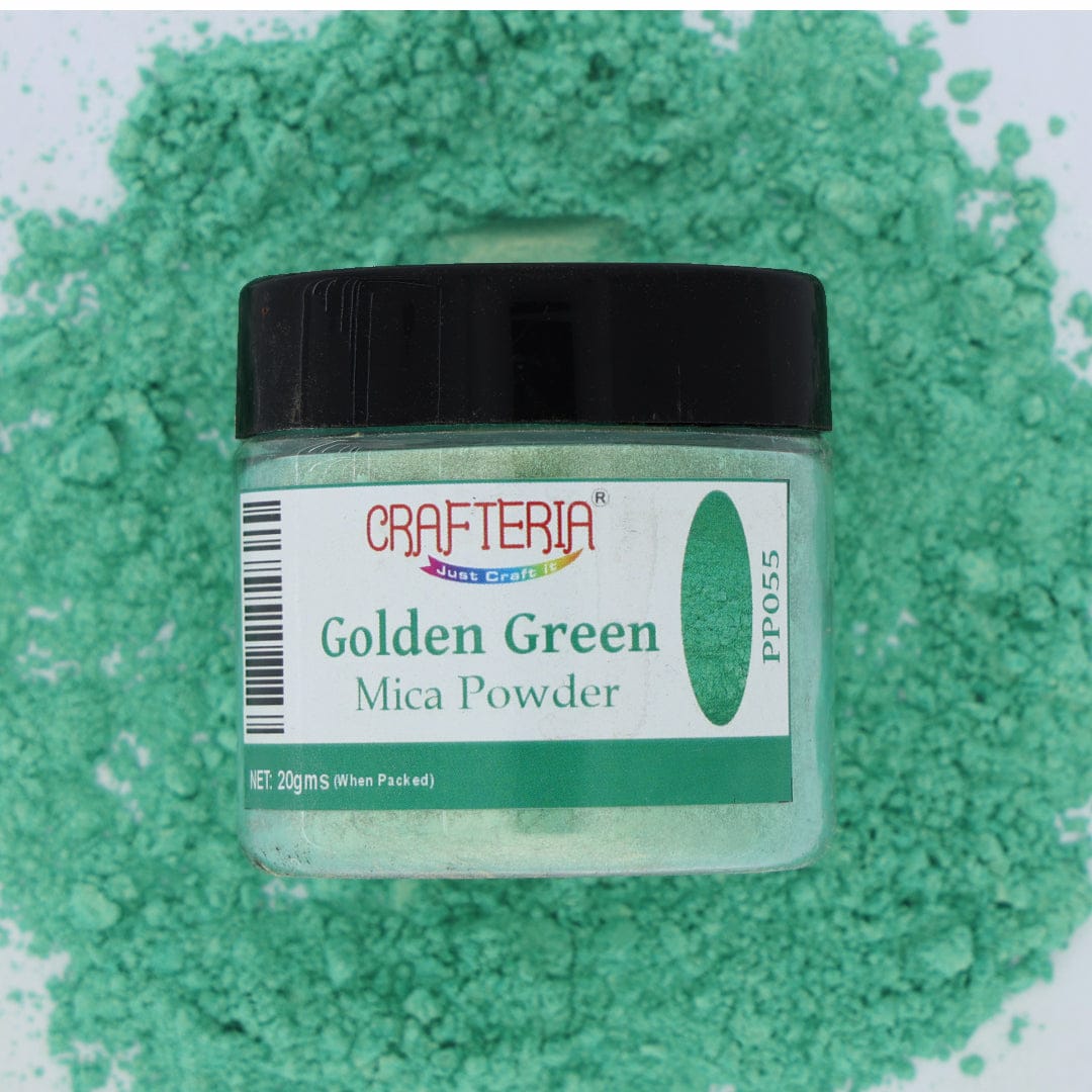 My Store PEARL POWDER Golden Green Pearl Mica Powder 20 Gram