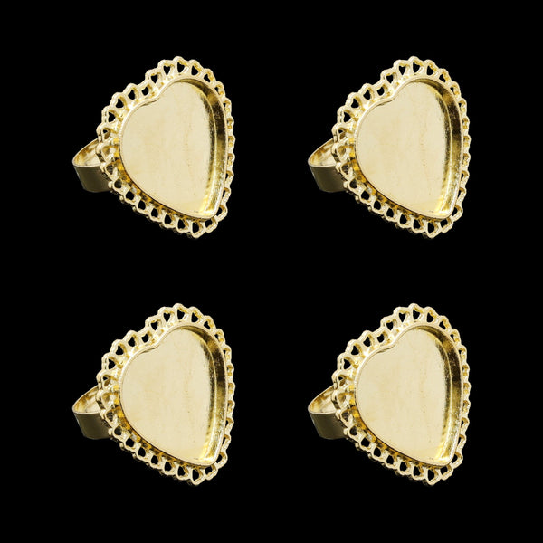 My Store RING BEZELS Gold Ring Bezels