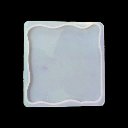 4" Square Zigzag Coaster Mould RI02027