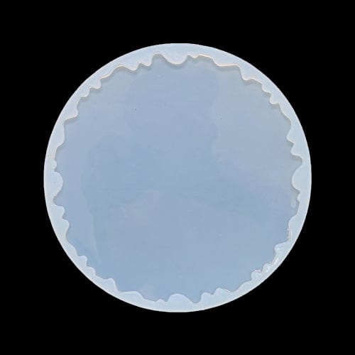 8" Round Agate Tray & Photo Frame Mould RI02074