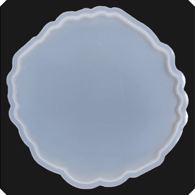 4.6" Round Agate Coaster Mould RI02141