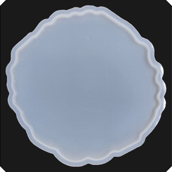4.6" Round Agate Coaster Mould RI02141