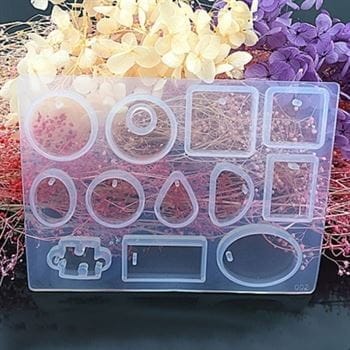 12 Cavity Keychain & Jewellery Puzzle Mould RI02160